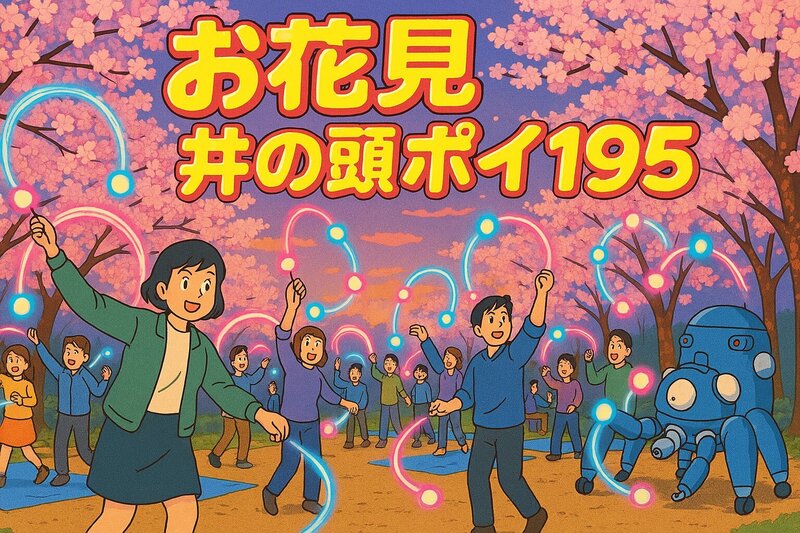 井の頭ポイ 195 お花見